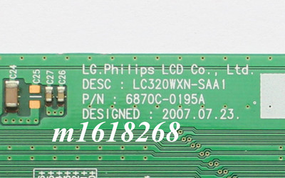 Carte De Contrôle T-CON Pour Téléviseur Sanyo – Réf. 6870C-0266A, Modèle CE32FD90-C, Occasion