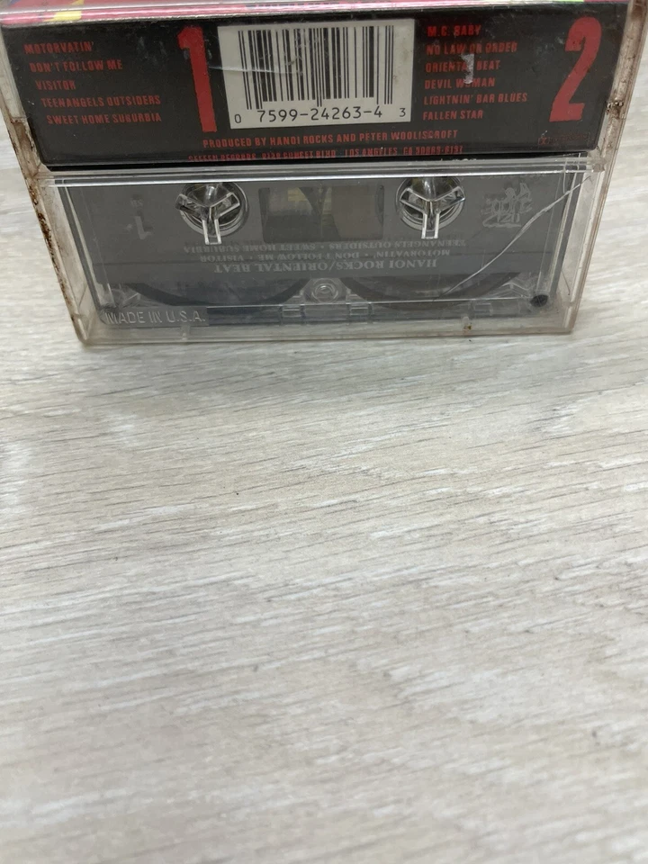 HANOI ROCKS ORIENTAL BEAT CASSETTE TAPE  - Image 3 of 3