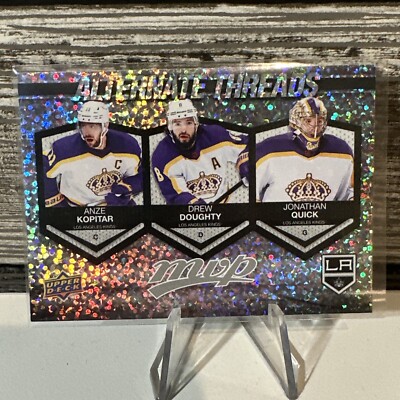2023-24 Upper Deck MVP - Alternate Threads Gold #AT-8 Jonathan Quick, Drew...