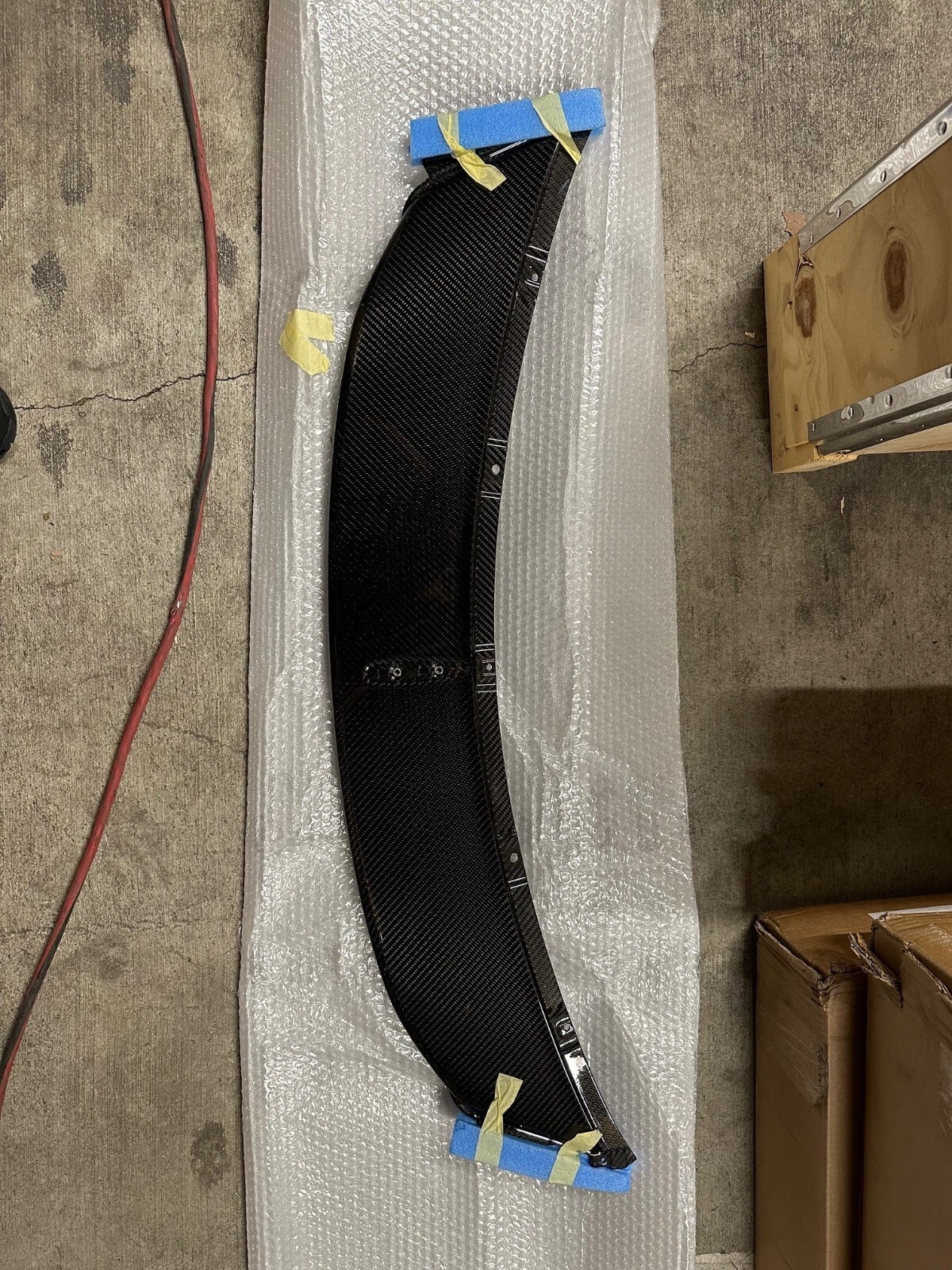 McLaren 750S carbon front bumper spoiler