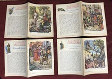 4 Schulhefte - I Cavalieri Dell'Amore , Motive Von Maraja - Jahre '930