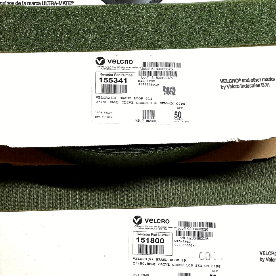 Velcro Brand Sew-On Hook And Loop Tape | 1 Yard, Navy Blue, Uncut (Hook & Loop Set) 6 thumbnail image