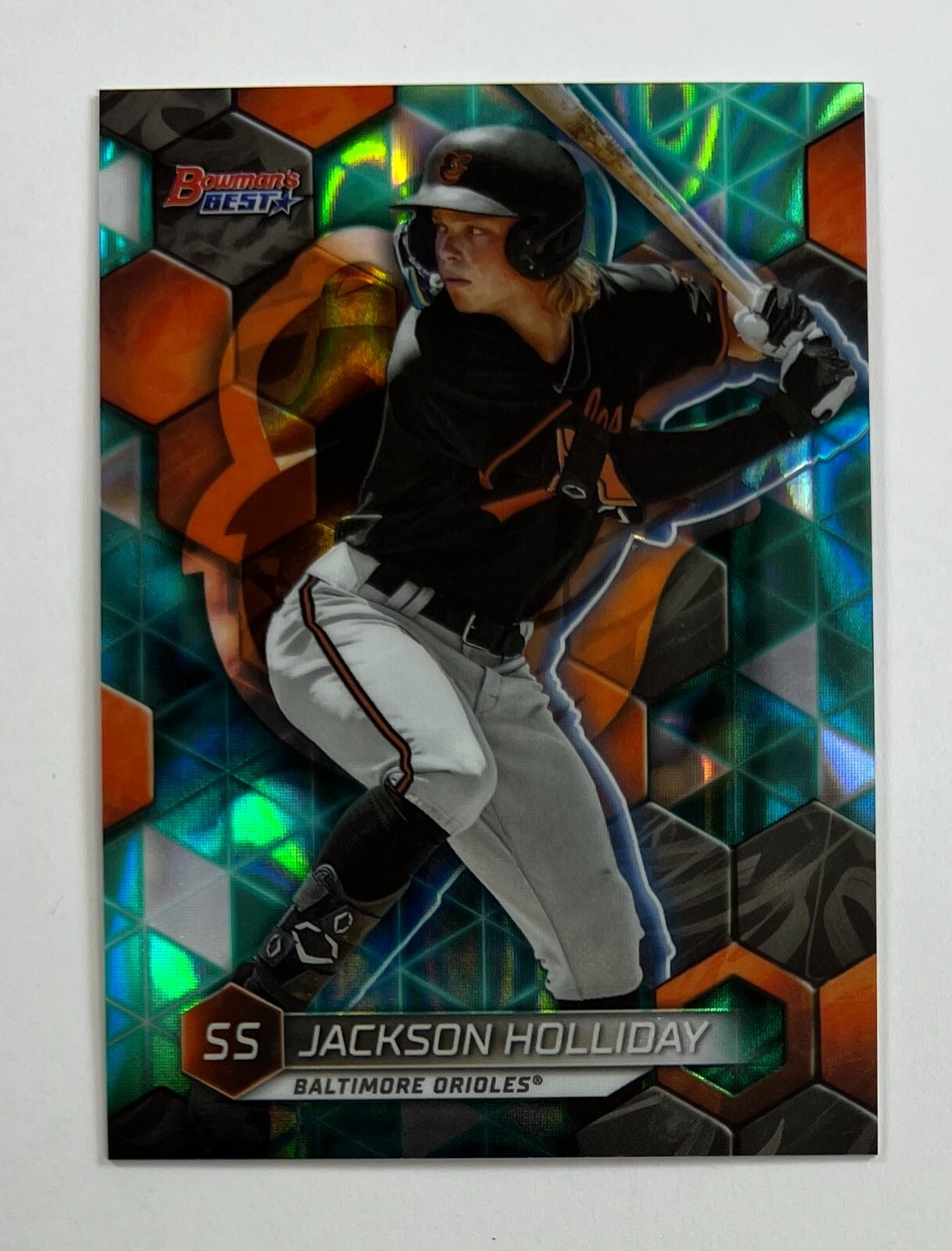 2023 Bowman's Best TP-12 Jackson Holliday Aqua Lava Refractor 99/199 CKP