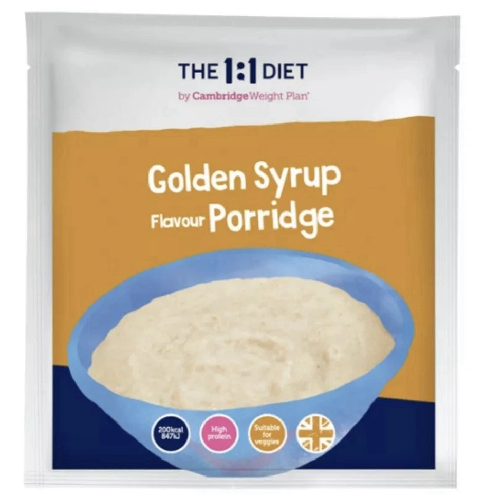 CAMBRIDGE DIET 1:1 Diet By CWP Golden Syrup Porridge X14