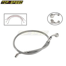 Motorcycle Stainless 25 Inch Upper Brake Line Fit Softail Low Rider St Fxlrst