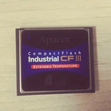 Apacer AP-CF004GE3NR-ETNDNRQ Industrial 4GB Compact Memory Flash Drive Non-DMA