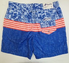 TRUNKS SURF SWIM CO. SANO 6 SWIM SHORTS AMERICAN FLORAL SIZE L NWT 54