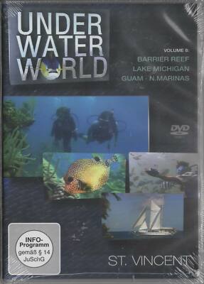 Under Water World Vol. 8 St. Vincent DVD NEU Barrier Reef Lake Michigan Guam 