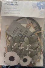 Creative Memories Laser Cut Embellishments ~ HOMESTEAD (30pcs) - NIP
