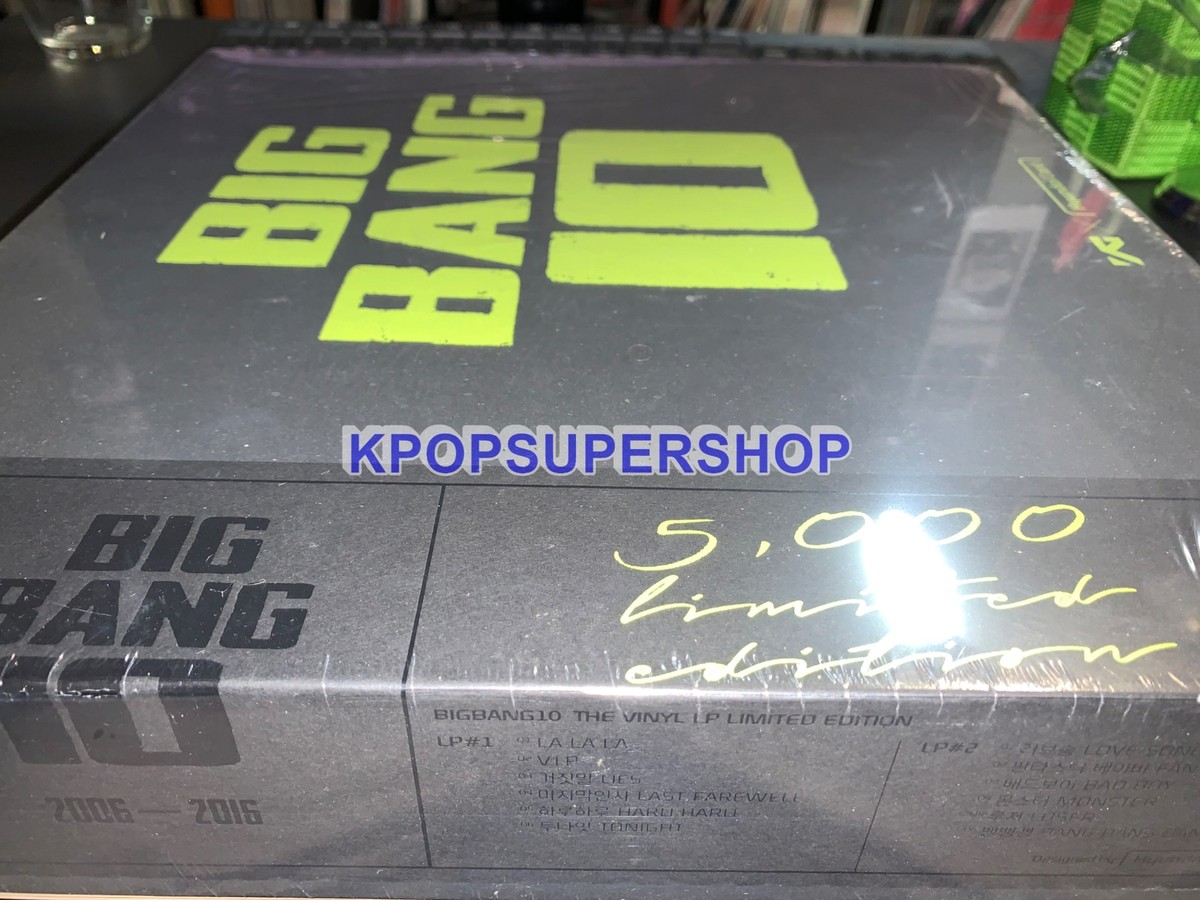 BIGBANG 10 The Vinyl 2 LP Limited Edition New Sealed Rare BIGBANG 10 The Vinyl 2 LP Limited Edition New Sealed Rare