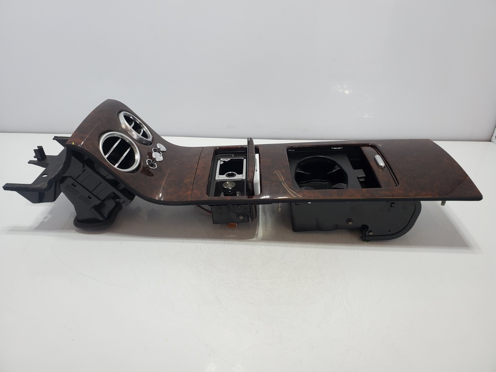 ✅ 03-10 OEM Bentley Continental GT Coupe Rear Complete Center Console Wood Trim