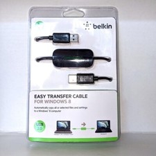 NEW & SEALED BELKIN Easy Transfer Cable For Windows 8 USB 2.0
