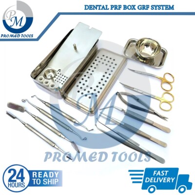 Dental PRF Box GRF System Platelet Rich Fibrin Set Implant Surgery Membrane Kit