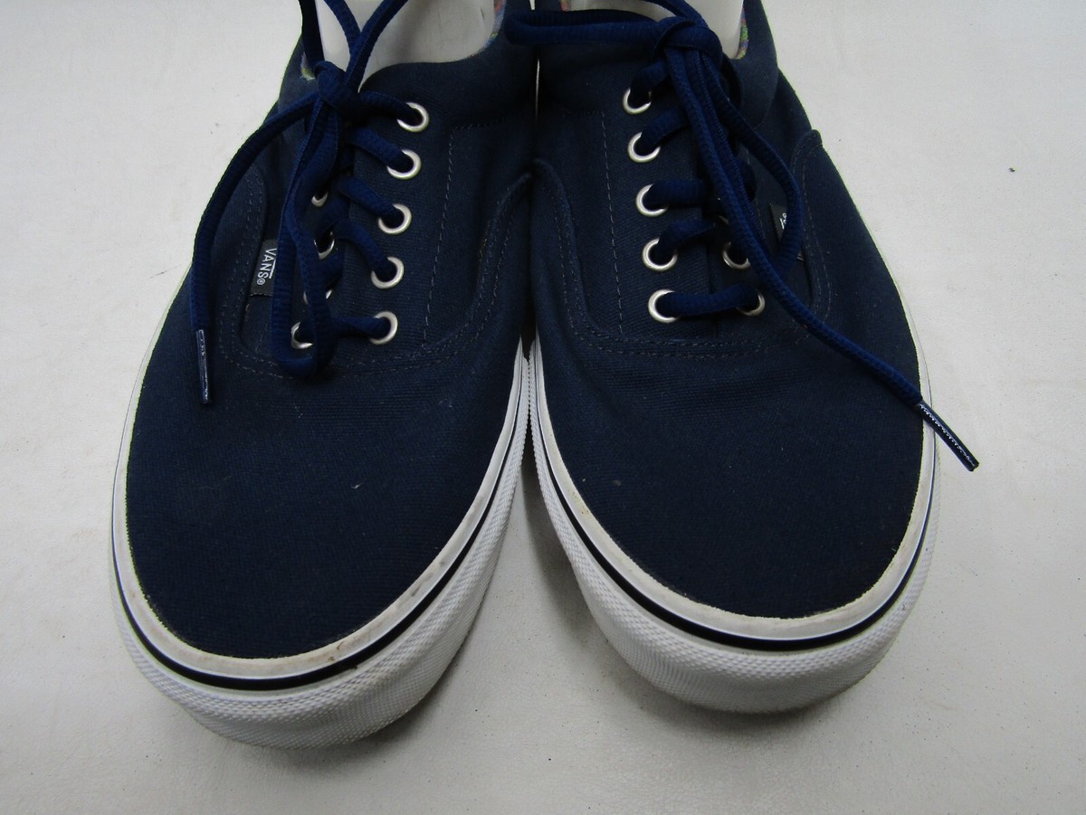 Vans Mens Size 13 Blue Laces Low Tops Sneakers Casual Shoes  display picture 2