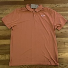 Nike Victory Men  s Golf Polo Shirt Orange Men  s Size Small FQ1142-812