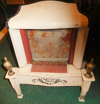Vintage Antique Lawson Cast Iron Gas Fireplace Stove Or Heater