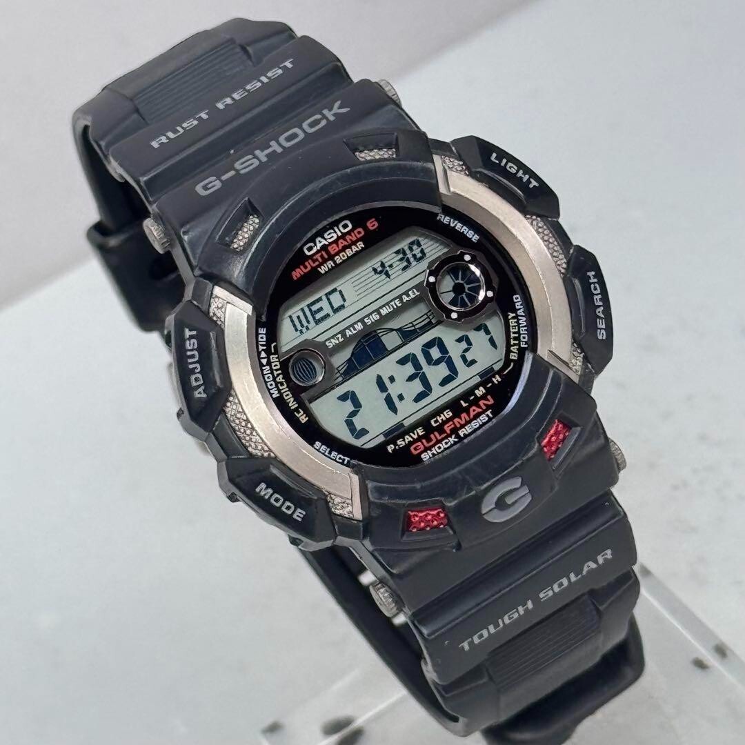 CASIO G-SHOCK GW-9110-1JF GULFMAN Tough Solar Black Titanium