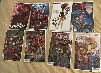 Absolute Carnage Variants  Separation Anxiety 1 Vs. Deadpool 1 & Scream 1 2