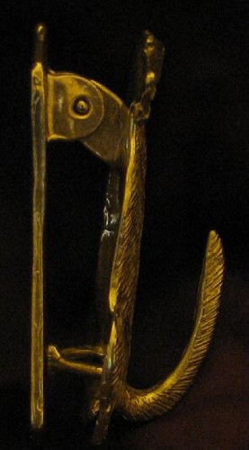 IRISH WOLFHOUND Solo Door Knocker in Bronze - Afbeelding 2 van 3