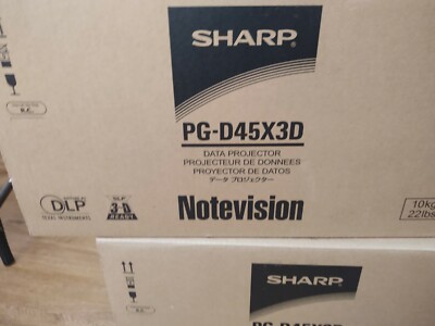 Sharp PG-D45X3D projector 4500 ANSI Lumens