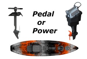 Wilderness Systems Radar 115 135 Pedal or motor drive sit ..