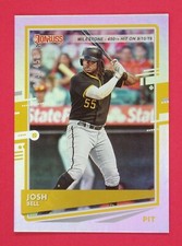2020 Donruss Josh Bell 003/450 Milestone Stat Line Variations #146 Pirates