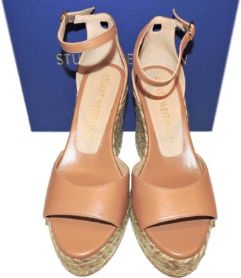 Stuart Weitzman Espadrilles Nudistcurve Wedge Sandals Beige  display picture 1