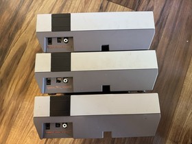 Lot of 3 Nintendo Entertainment Consoles - Not Tested - As Is For Parts/Repair