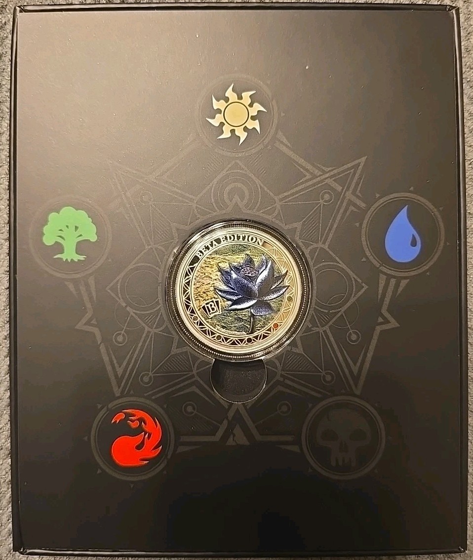 2024 Samoa Magic The Gathering Black Lotus Beta 1oz Silver Coin | eBay