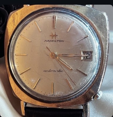 Seltene europäische Ausgabe Hamilton Automatik mit Datum Herrenuhr.