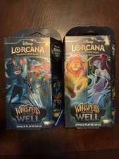 Disney Lorcana Whispers In The Well Starter Deck X2 New In Box