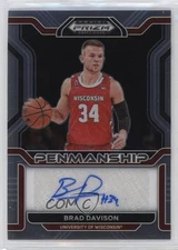2022 Panini Prizm Draft Picks College Penmanship Brad Davison #CP-BDA Auto 1bj7