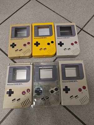6 Nintendo Gameboy Classic Gehäuse Konsole Game Boy Handheld DMG01 Shell Ersatz