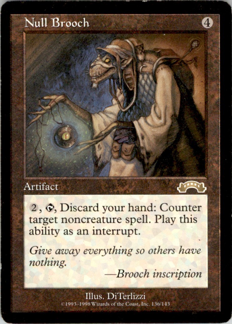 1998 MTG Exodus Null Brooch #136 LP