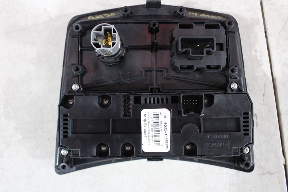 Lincoln MKT Radio Climate Control Panel Repair Service – 2013-2019, OEM DE9T-18A802 Series