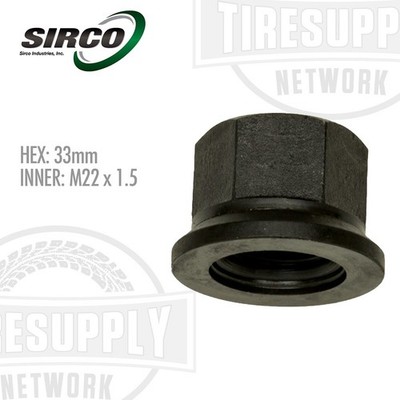 Sirco Hub Pilot Disc Wheel Nut 333B