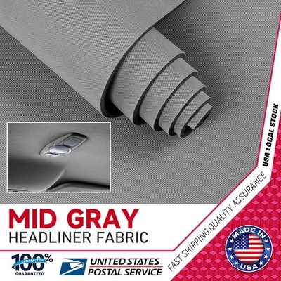 Flat Knit Headliner Fabric with Foam Backing for Car Ceiling Roof Fabric Repair