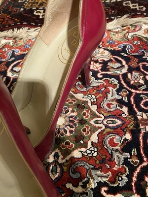 Christian Dior Damen Pumps Rot Gr.38