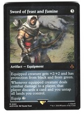 Sword of Feast and Famine (Foil Etched) #261 (NM) (Foil) (M) (ACR) Magic MTG
