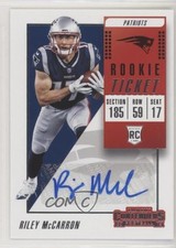 2018 Contenders Rookie Ticket/Rookie Ticket Variation Riley McCarron Auto 6jx