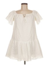 Minkpink Women Ivory Casual Dress M