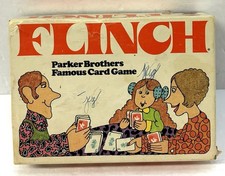 Vintage 1976 Flinch Famous Card Game Parker Brothers Complete