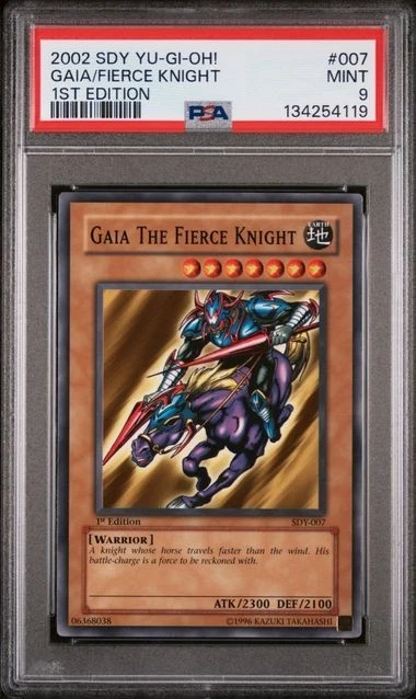 Preços baixos em Gaia O Cavaleiro Feroz Yu-gi-oh! TCG Autenticador