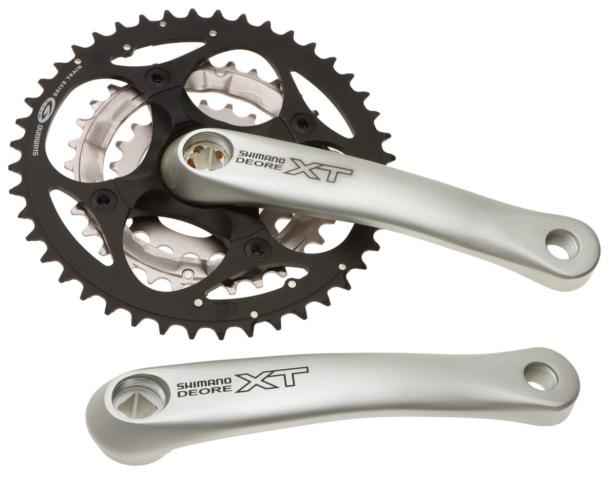 Shimano Deore XT FC-M7504 9 Speed Crankset JIS 170mm Silver 223244