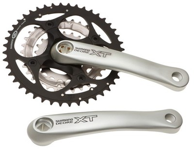 Shimano Deore XT FC-M7504 9 Speed Crankset ISO 170mm Silver 223244