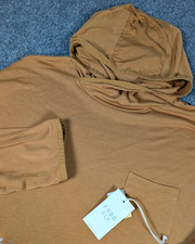 Free Fly Bamboo Lighweight Hoodie Mens 2XL Ochre Brown Sun UPF 30 NWT