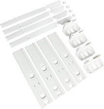 Integrated Fridge Door Sliders: Integrated Fridge Door Slider Kit with Brackets