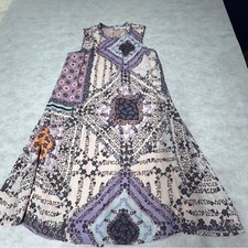 DR2 Women's Mini Dress - Purple and Black Patterned