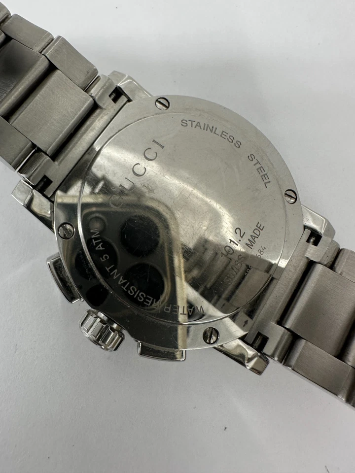 GUCCI G-Chrono Stainless Steel Black Dial Men's Watch - Image 4 of 4