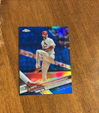 Adam Wainwright 2017 Topps Chrome Blue Refractor #113 St. Louis Cardinals /150